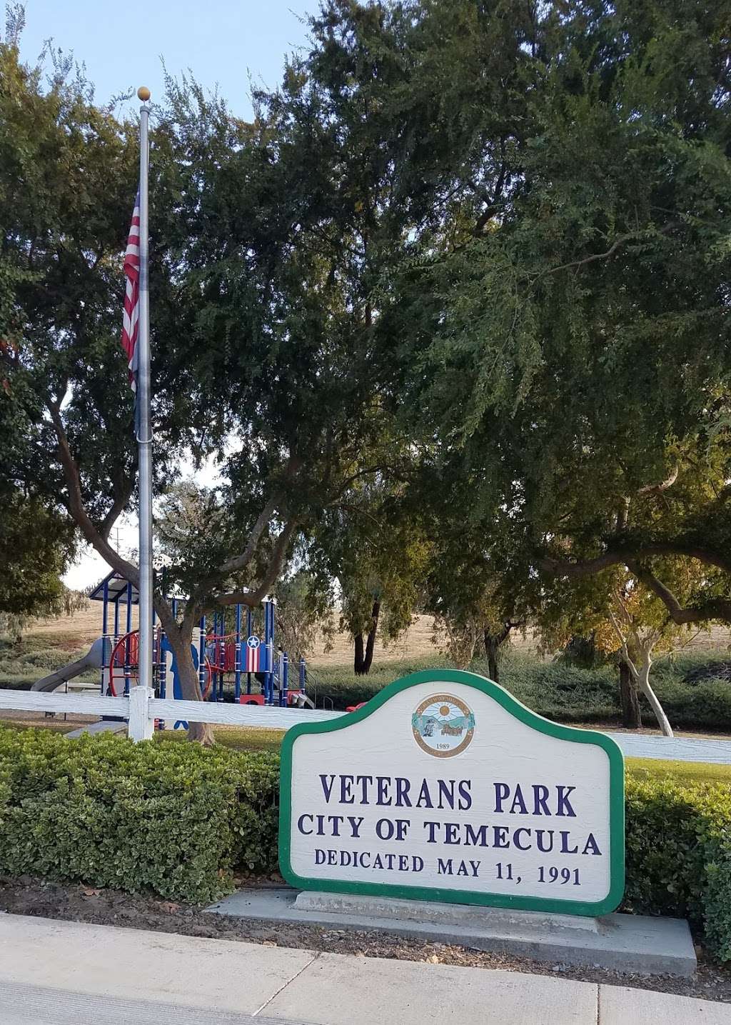 Veterans Park | 30965 La Serena Way, Temecula, CA 92591, USA | Phone: (951) 694-6444
