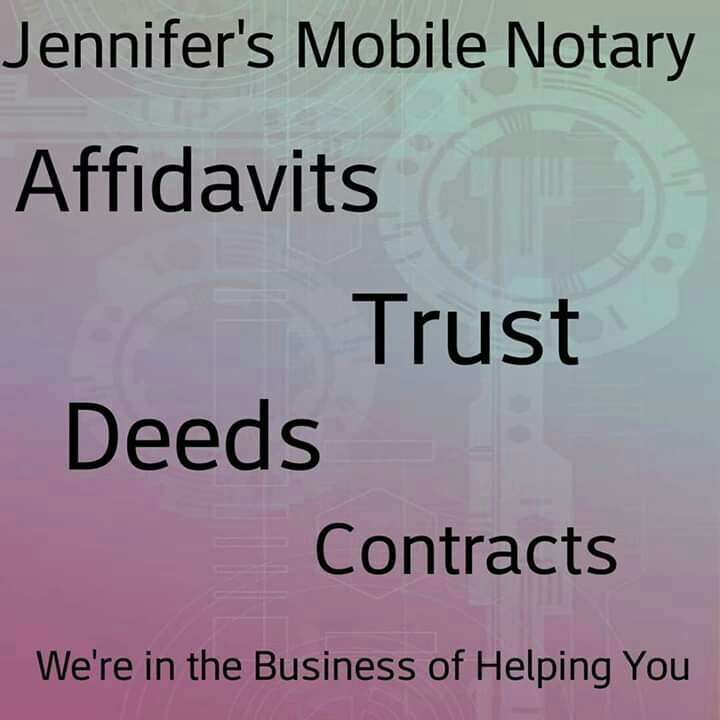 Jennifer mobile document service Llc | Victorville, CA 92395 | Phone: (760) 659-3399