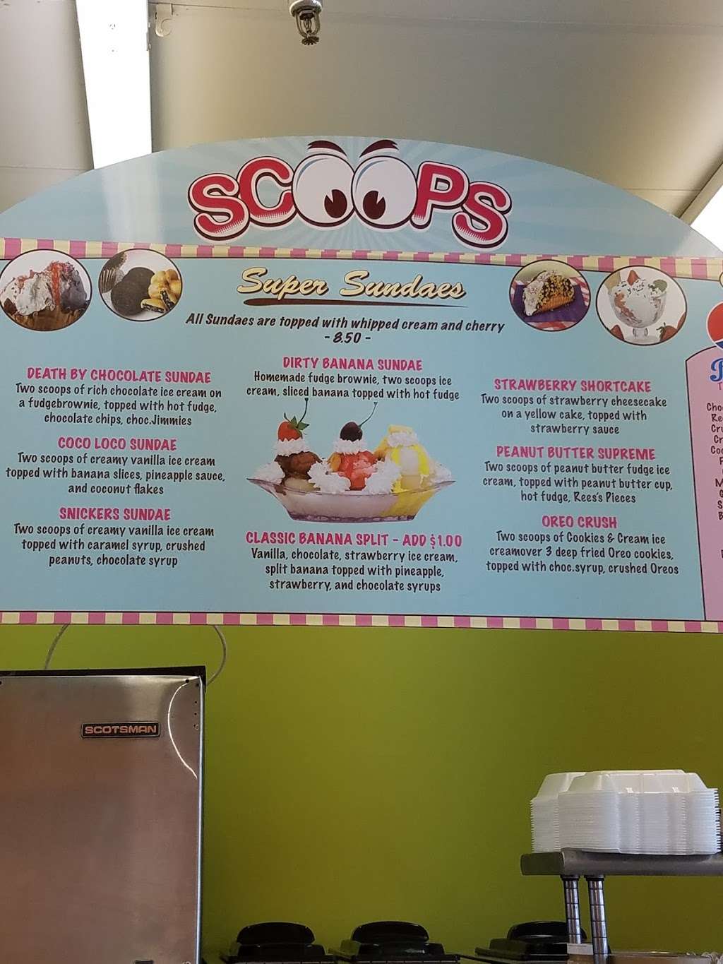 Scoops At Stowaway Grand ICE CREAM PARLOR | and Boardwalk, 22nd St, Ocean City, MD 21842