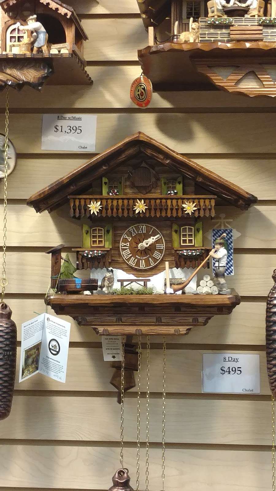 Fehrenbach Black Forest Cuckoo Clocks and German Gifts | Peddlers Village Shop #68, Route 263 &, Street Rd, Lahaska, PA 18931, USA | Phone: (215) 794-7858