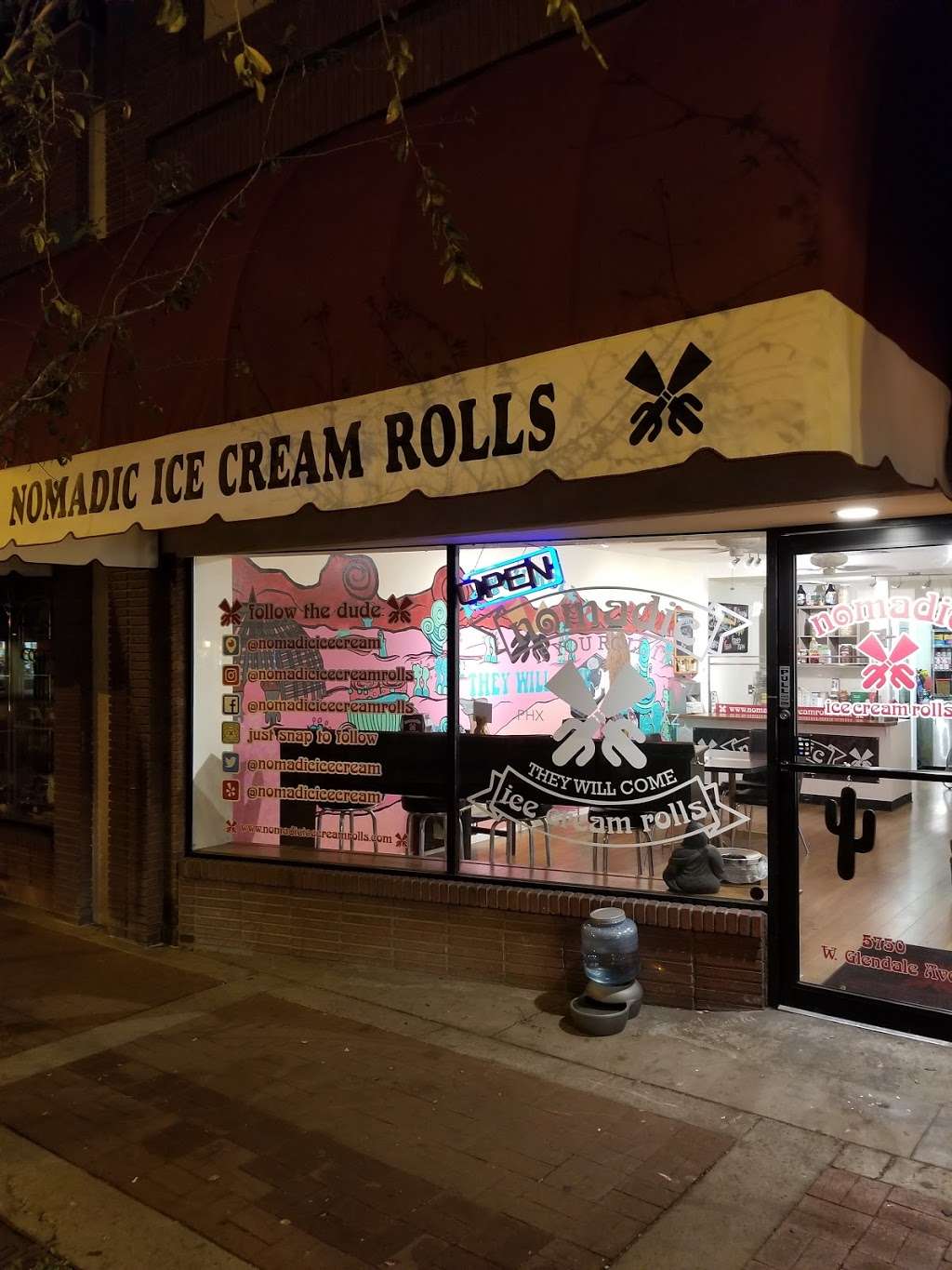 Nomadic Ice Cream Rolls LLC | 5750 W Glendale Ave, Glendale, AZ 85301, USA | Phone: (623) 300-4598