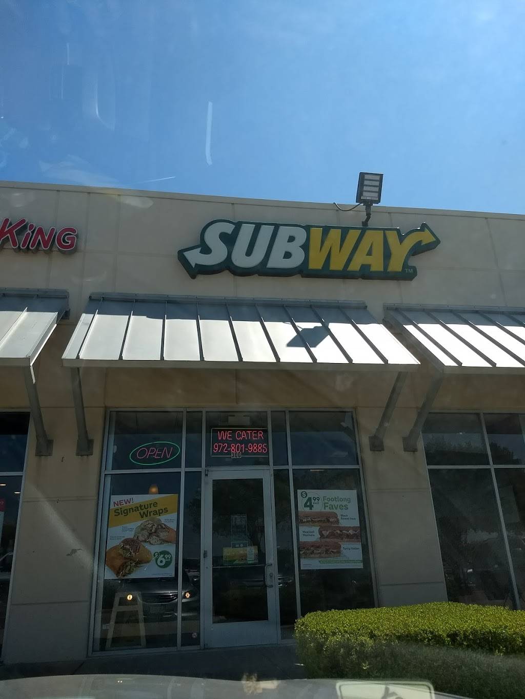 Subway | 340 Coit Rd Suite 300, Space 29, Plano, TX 75075, USA | Phone: (972) 801-9885