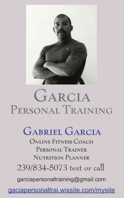 garcia personal training | 14237 FL-471, Webster, FL 33597, USA | Phone: (239) 834-5073