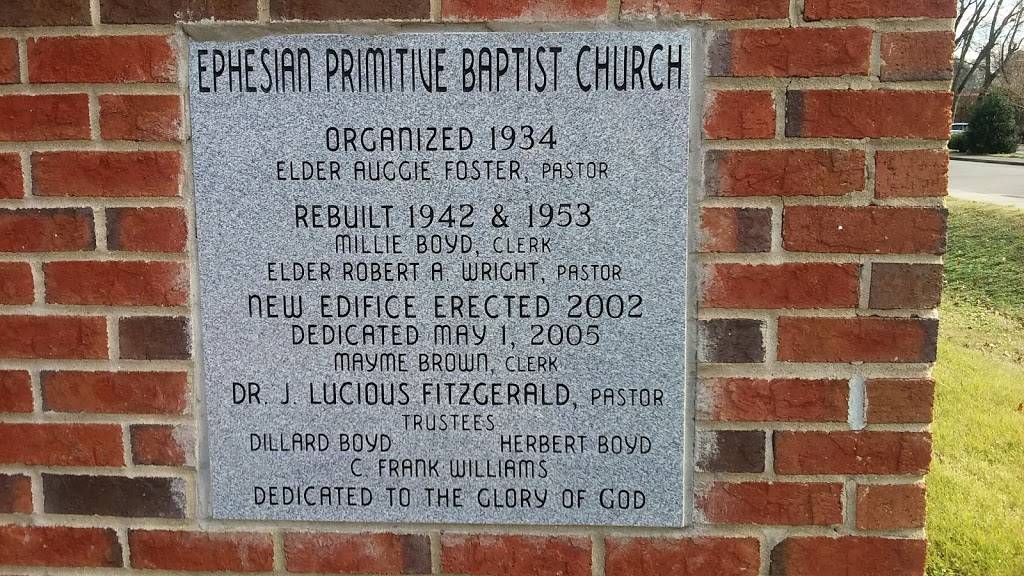 Ephesian Primitive Baptist Church | Nashville, TN 37208, USA | Phone: (615) 320-0621