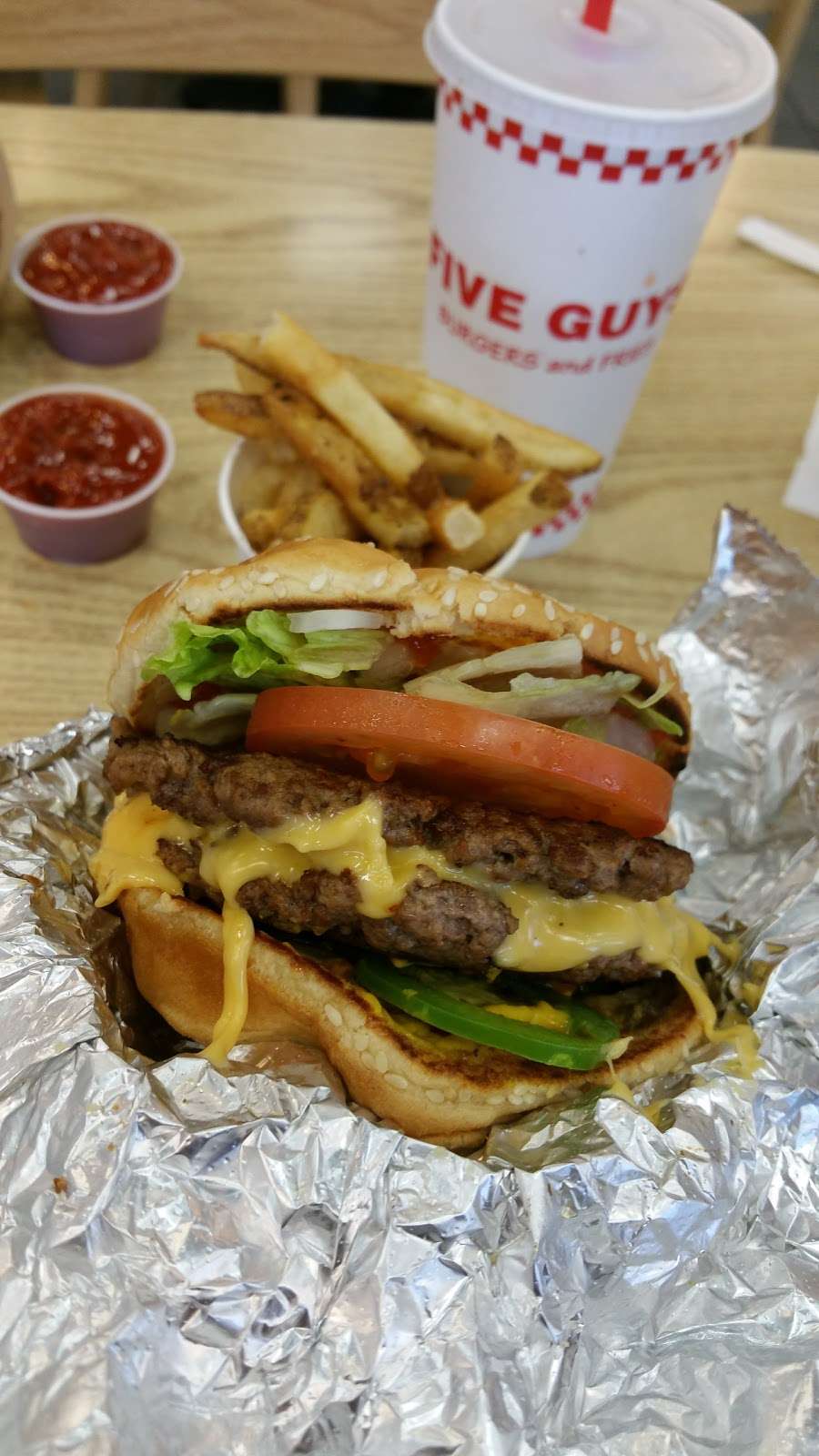 Five Guys | 25845 US-290 C, Cypress, TX 77429, USA | Phone: (281) 758-4855