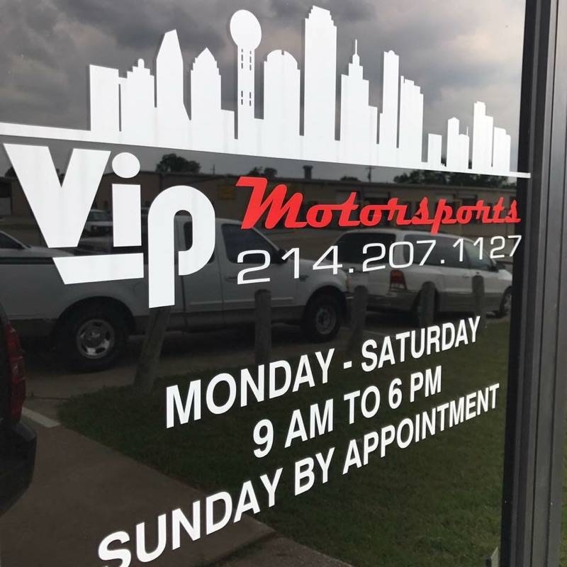 VIP Motorsports | 4930 Grisham Dr, Rowlett, TX 75088, USA | Phone: (214) 207-1127