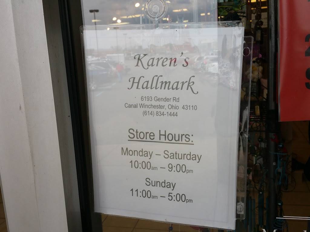 Karens Hallmark Shop-Curbside Pick Up Available | 1331 Stoneridge Dr, Stoneridge Ln, Gahanna, OH 43230, USA | Phone: (614) 337-2356