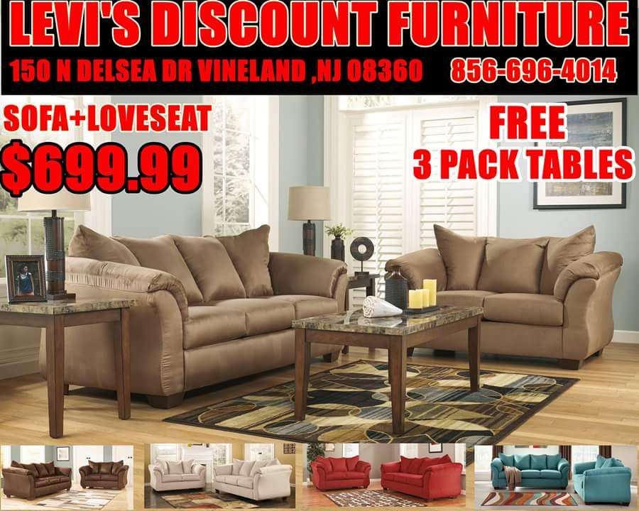 Levis Discount Furniture | 3620, 150 N Delsea Dr, Vineland, NJ 08360, USA | Phone: (856) 696-4014