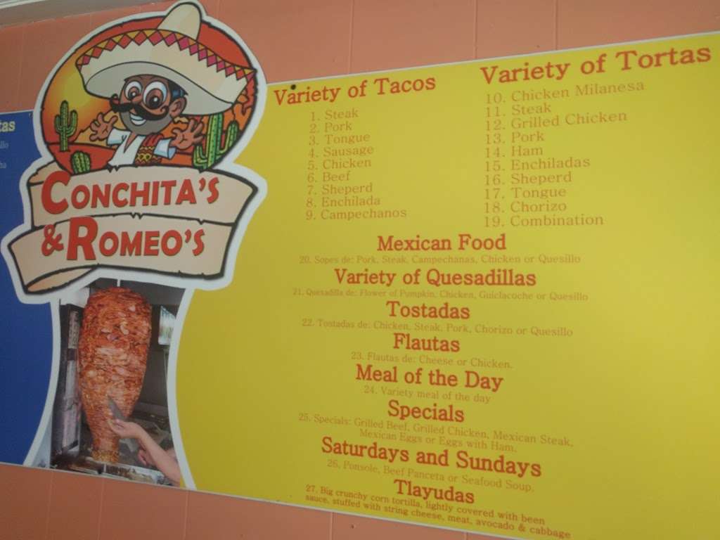 Conchitas y Romeos | 74 South St, Freehold, NJ 07728, USA | Phone: (732) 462-1467