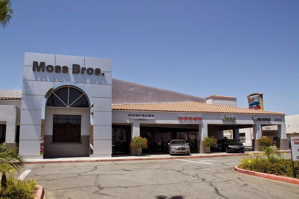 Moss Bros. Chrysler Jeep Dodge RAM | 27810 Eucalyptus Ave, Moreno Valley, CA 92555, USA | Phone: (855) 999-8991