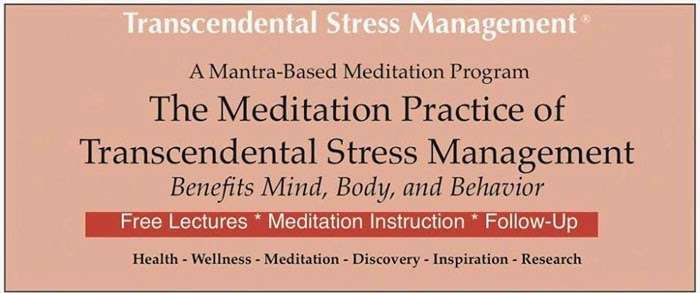 Transcendental Stress Management | 100 S Military Trail STE 13, Deerfield Beach, FL 33442 | Phone: (954) 354-0804