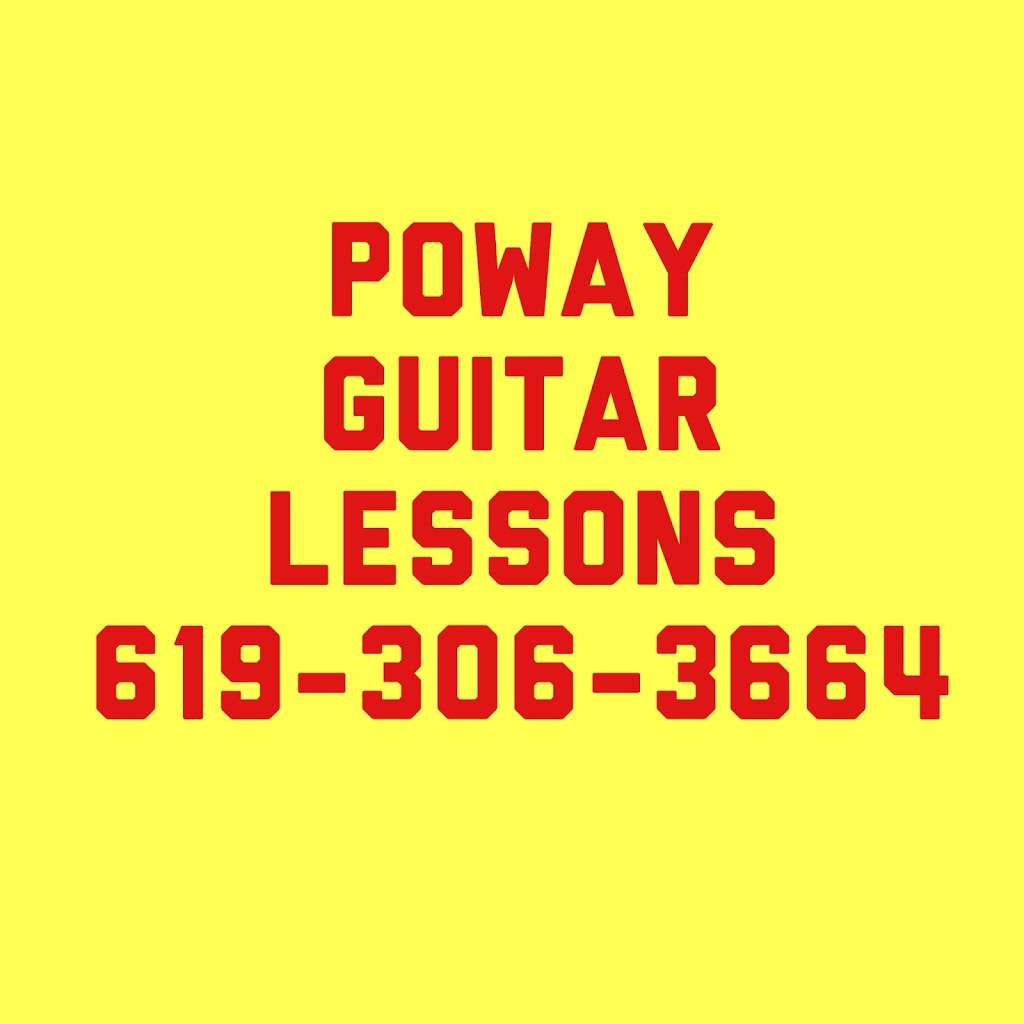 Poway Guitar Lessons | 13412 Pomerado Rd a, Poway, CA 92064, USA | Phone: (619) 306-3664