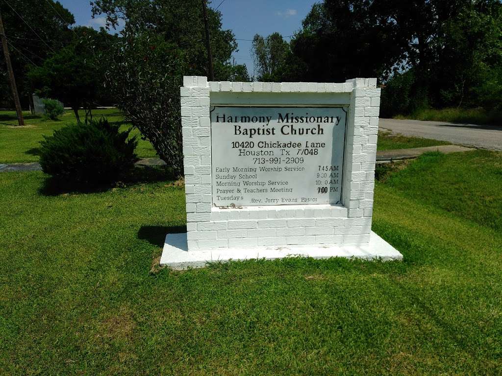 Harmony Baptist Church | Houston, TX 77048, USA | Phone: (713) 991-2909