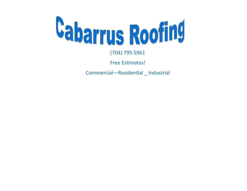 Cabarrus Roofing | 5555 Highway 601 South, Concord, NC 28025, USA | Phone: (704) 795-5961