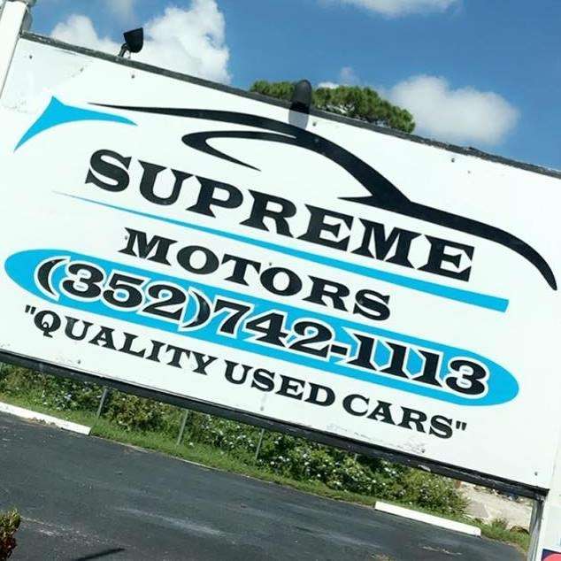 Supreme Motors | 15034 Old Hwy 441, Tavares, FL 32778, USA | Phone: (352) 742-1113