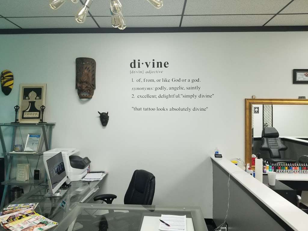 Divine Tattoo Parlor | 5036 NE Parvin Rd, Kansas City, MO 64117 | Phone: (816) 569-2926