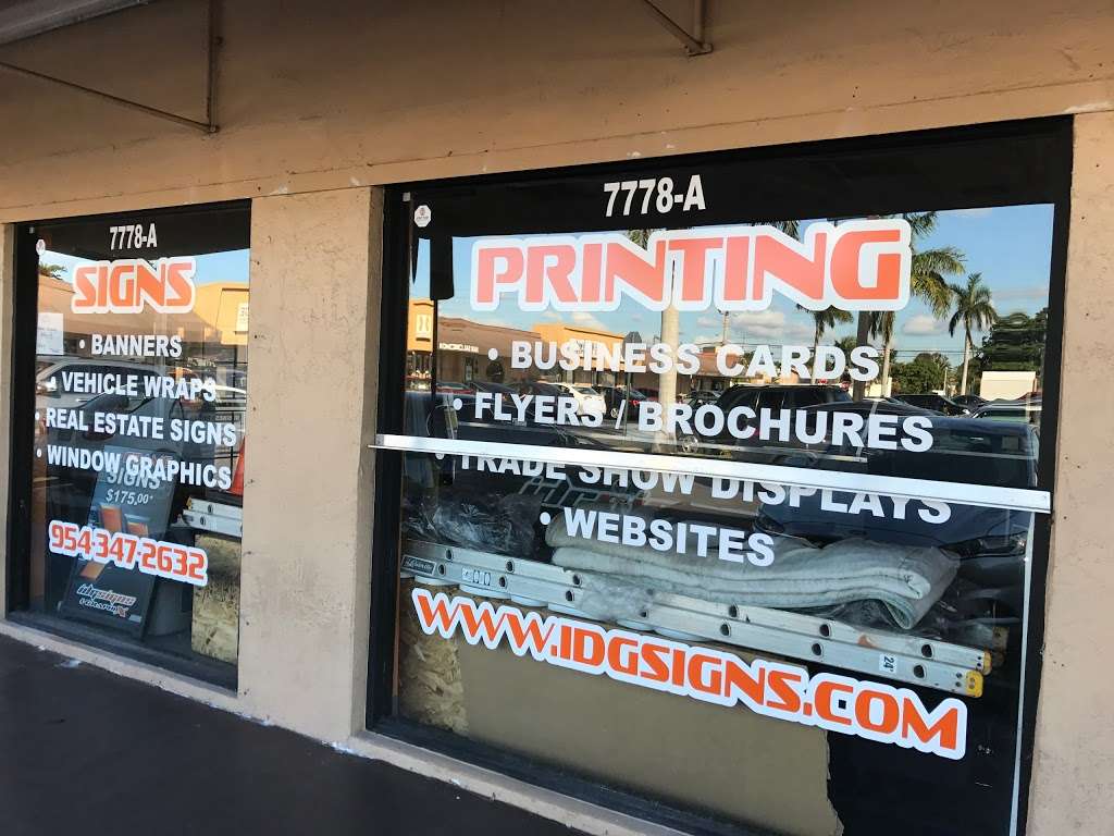 Idg Signs & Graphix | Sunrise, FL 33351, USA | Phone: (954) 347-2632