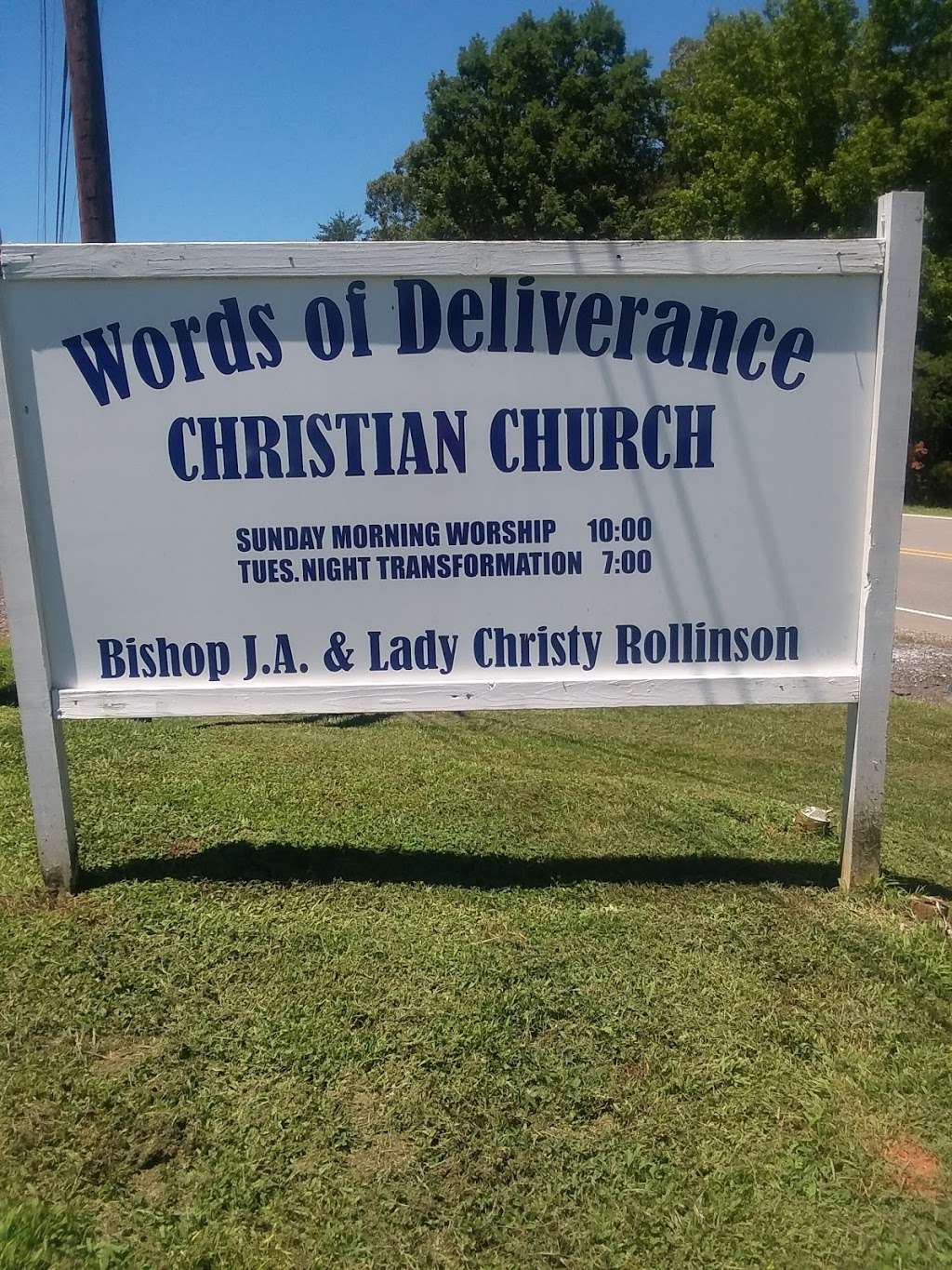 Words Of Deliverance Christian Church | 1409 Bessemer City-Kings Mountain Hwy, Bessemer City, NC 28016, USA | Phone: (704) 739-2802