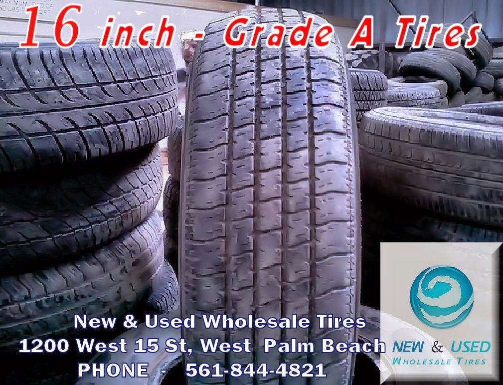 New & Used Wholesale Tires | 1200 W 15th St, West Palm Beach, FL 33404, USA | Phone: (561) 844-4821