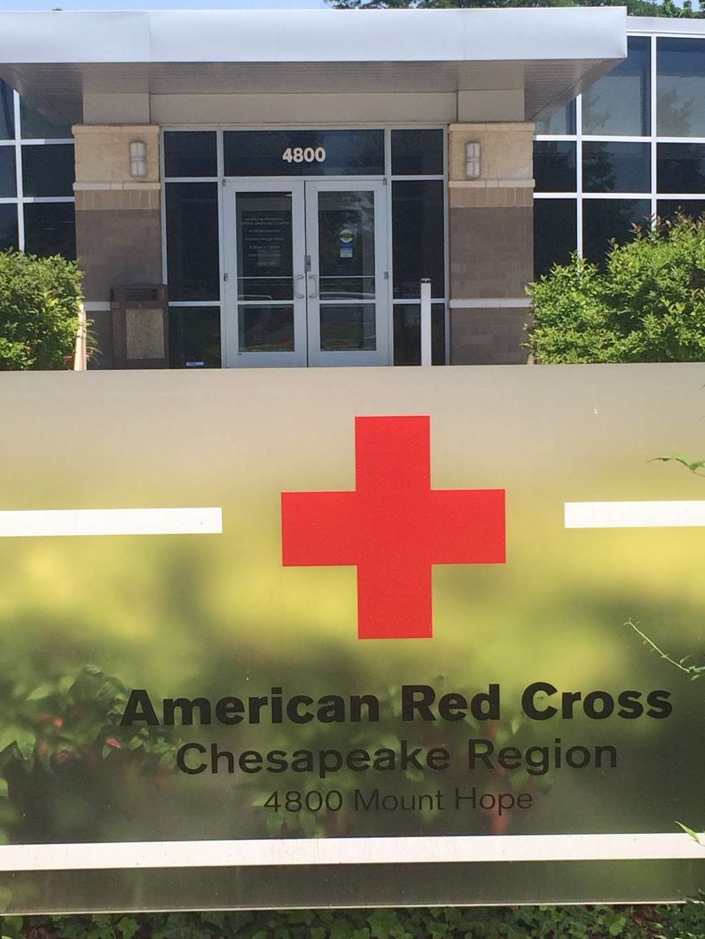 American Red Cross | 4800 Mt Hope Dr, Baltimore, MD 21215, USA | Phone: (410) 624-2000