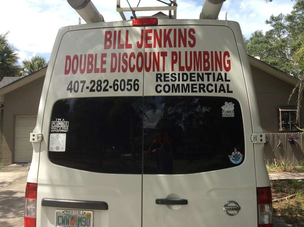 BIll JENKINS DOUBLE DISCOUNT PLUMBING INC | 13519 Lacebark Pine Rd, Orlando, FL 32832 | Phone: (407) 282-6056