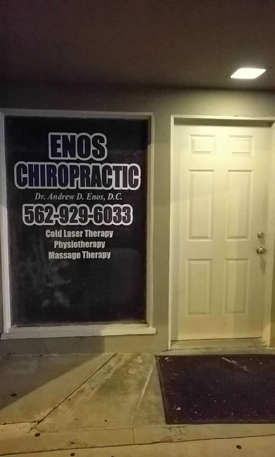 Enos Chiropractic Clinic | 10011 Orr and Day Rd # B, Santa Fe Springs, CA 90670, USA | Phone: (562) 929-6033