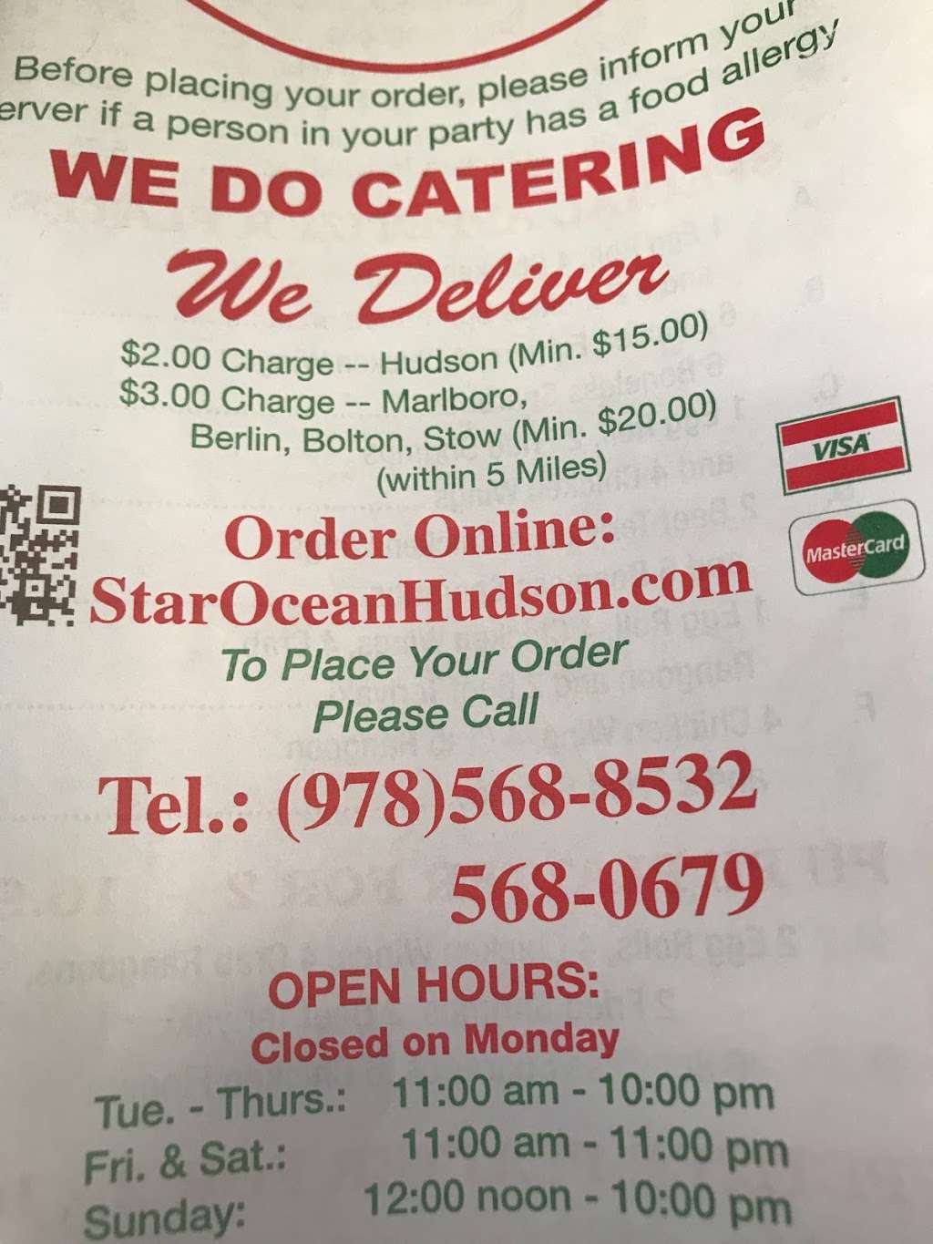 Star Ocean | 200 Washington St, Hudson, MA 01749, USA | Phone: (978) 568-8532