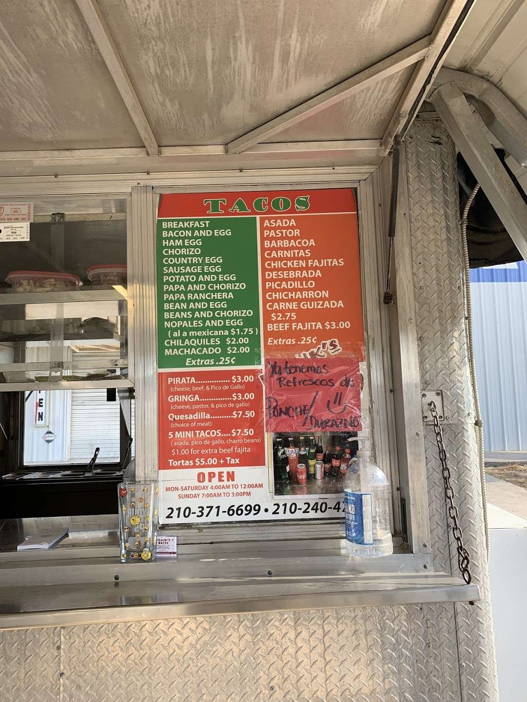 Franks tacos | 20350 I-37, Elmendorf, TX 78112, USA | Phone: (210) 371-6699