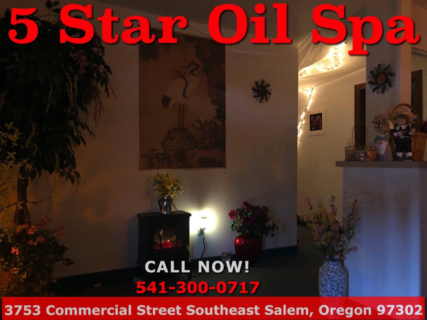 5 Star Oil Spa - Asian Massage Spa | 3753 Commercial Street, Southeast Salem, Oregon 97302, United States | Phone: (541) 300-0717
