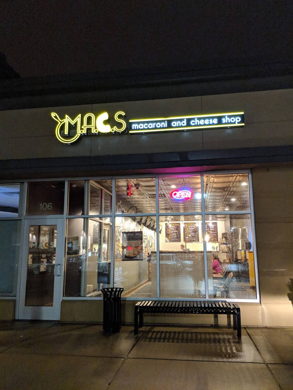 MACS (Macaroni And Cheese Shop) Sun Prairie | 2804 Prairie Lakes Dr UNIT 106, Sun Prairie, WI 53590, USA | Phone: (608) 318-8823