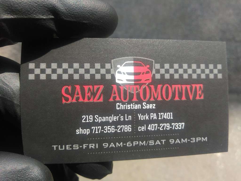 Saez Automotive | 219 Spanglers Ln, York, PA 17403, USA | Phone: (407) 279-7337