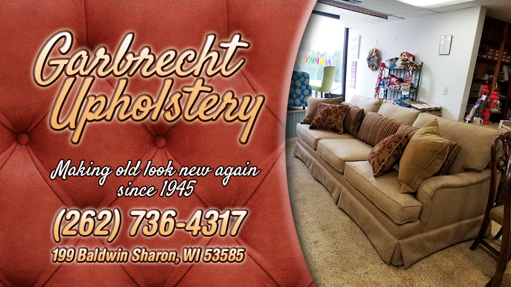 Garbrecht Upholstery | 199 Baldwin St, Sharon, WI 53585 | Phone: (262) 736-4317