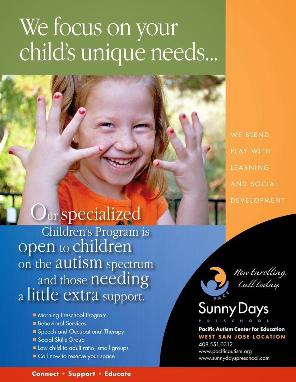 Pacific Autism Center for Education | 1880 Pruneridge Ave, Santa Clara, CA 95050, USA | Phone: (408) 245-3400