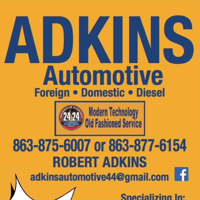 Adkins Automotive | 3370 Dundee Rd, Winter Haven, FL 33884, USA | Phone: (863) 875-6007