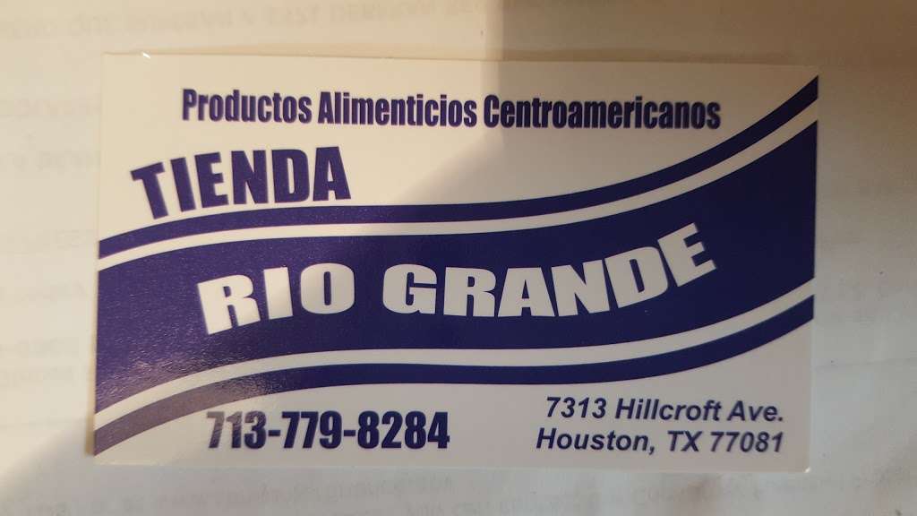 Tienda Rio Grande | 7311 Hillcroft St, Houston, TX 77081, USA | Phone: (713) 779-8284