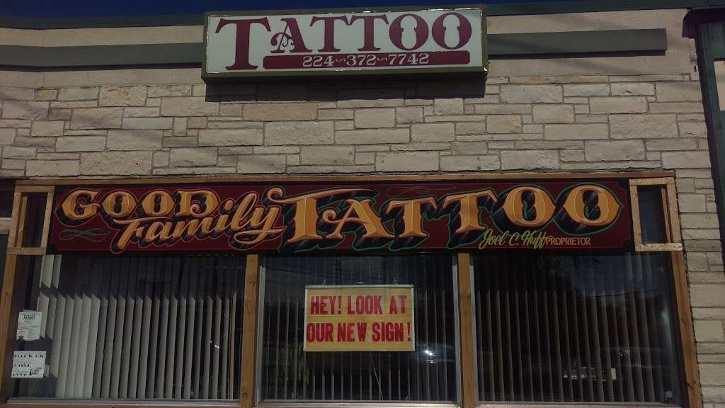 Good Family Tattoo | 198 W Grass Lake Rd, Lake Villa, IL 60046, USA | Phone: (224) 372-7742