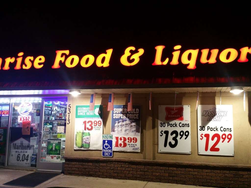 Sunrise Food & Liquor | 5313 E Wonder Lake Rd, Wonder Lake, IL 60097 | Phone: (815) 653-7331