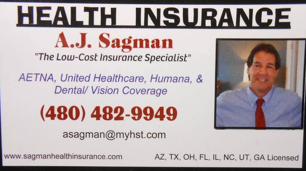 Sagman Health Insurance Low Cost Health Insurance | 8631 N 84th Pl #1, Scottsdale, AZ 85258, USA | Phone: (480) 482-9949
