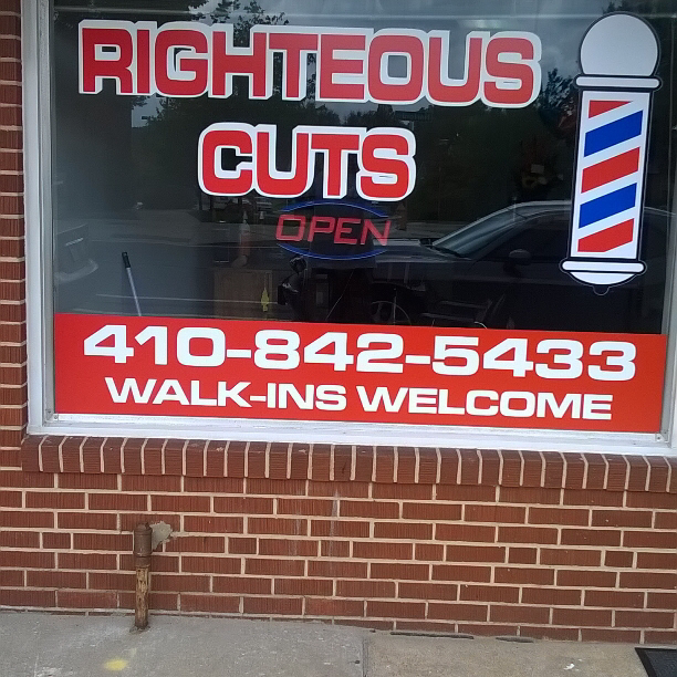 Righteous Cuts | 8108 Harford Rd c, Parkville, MD 21234, USA | Phone: (410) 842-5433