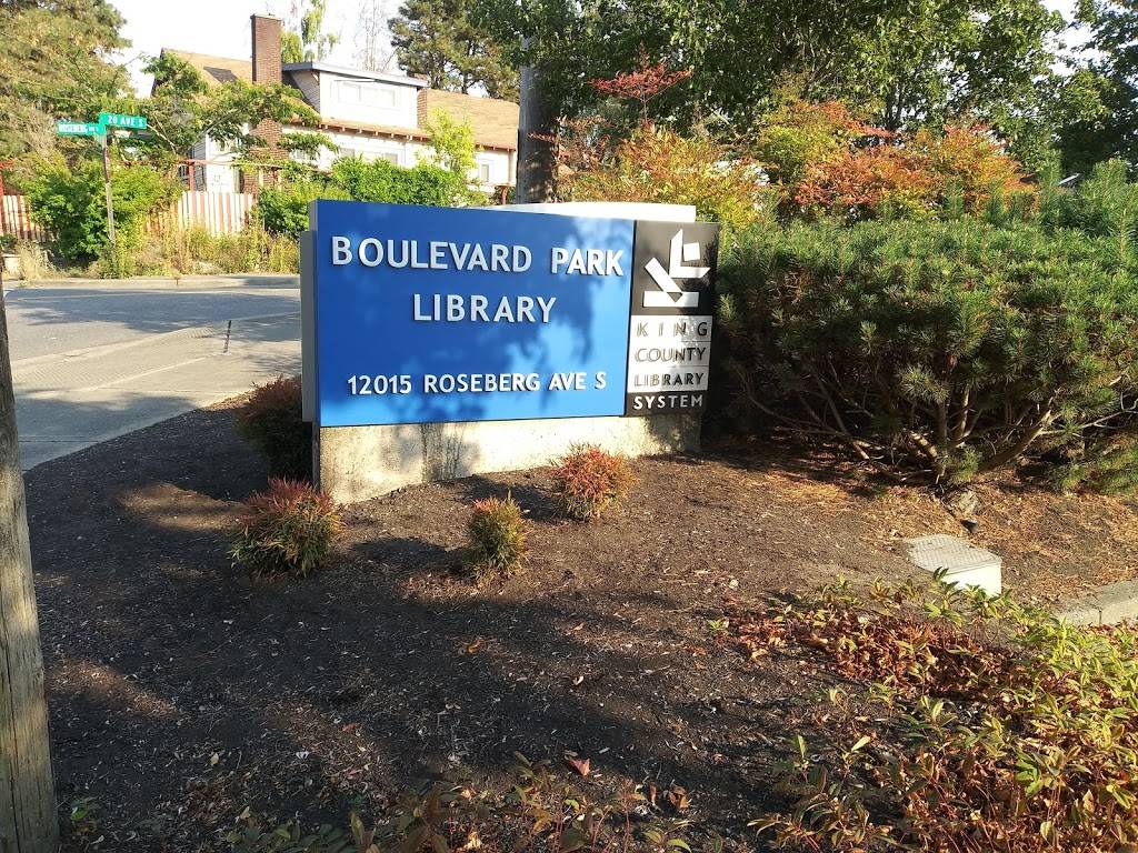 Boulevard Park Library | 12015 Roseberg Ave S, Seattle, WA 98168 | Phone: (206) 242-8662