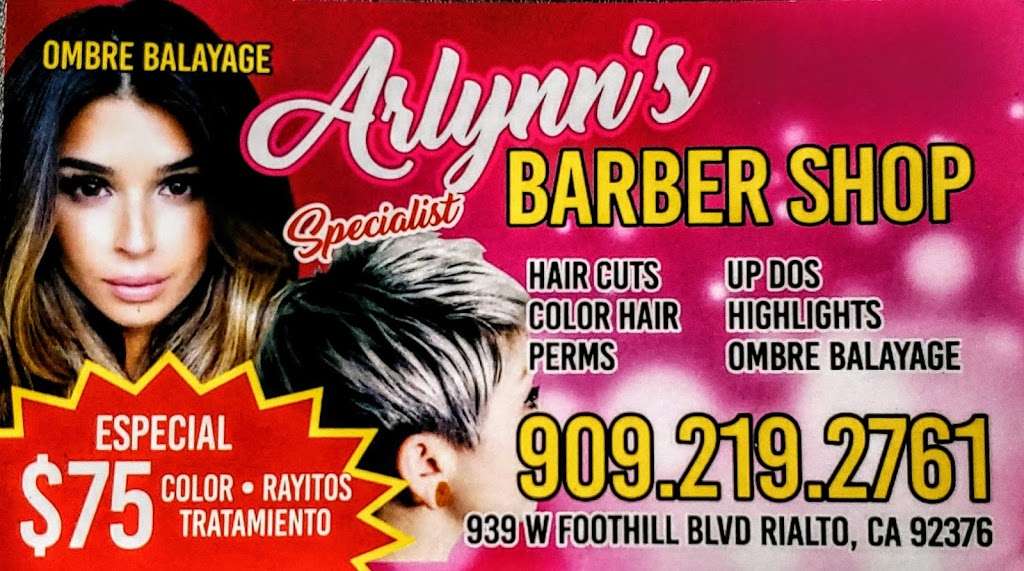 Arlynns Barber Shop | 4740, 939 West E Foothill Blvd, Rialto, CA 92376, USA | Phone: (909) 219-2761
