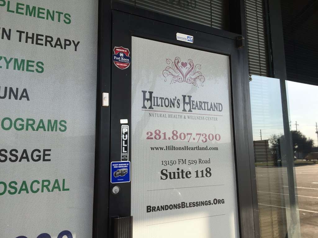 Hiltons Heartland Natural Health & Wellness Center | 13150 Farm to Market Rd 529 #118, Houston, TX 77041 | Phone: (281) 807-7300