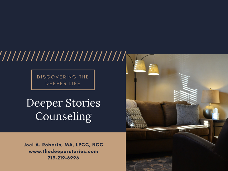 Deeper Stories Counseling | 1414 N Nevada Ave Suite #2, Colorado Springs, CO 80907, USA | Phone: (719) 219-6996