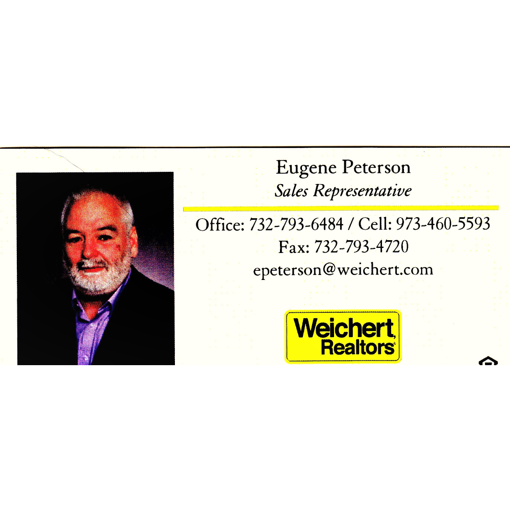 Eugene Peterson Weichert Realtors Normandy Beach ,Jersey shore | 545 NJ-35, Normandy Beach, NJ 08739, USA | Phone: (732) 793-6484