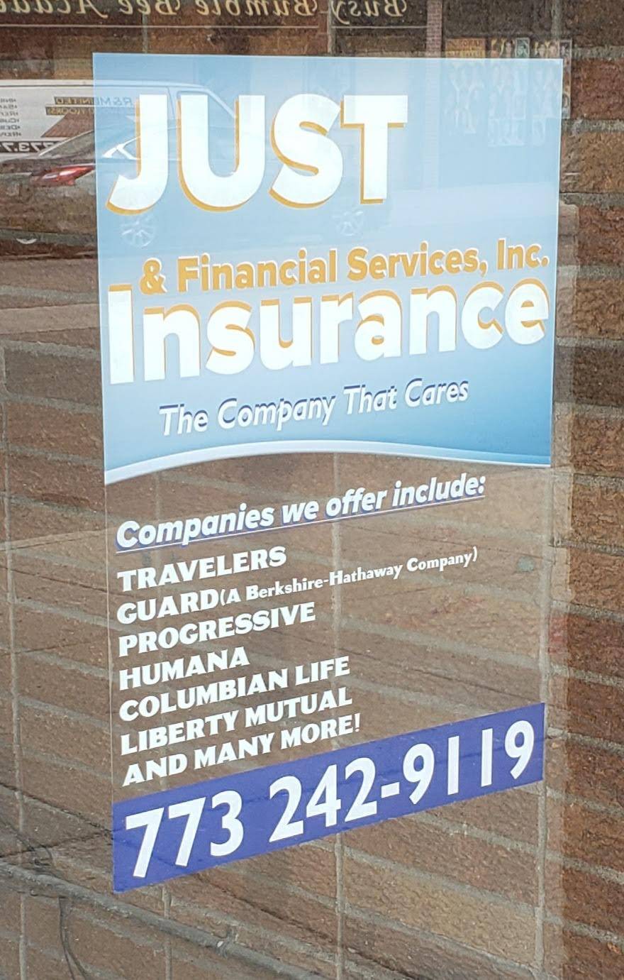 JUST Insurance & Financial Services, Inc. | 6445 S Cottage Grove Ave, Chicago, IL 60637, USA | Phone: (312) 523-1894