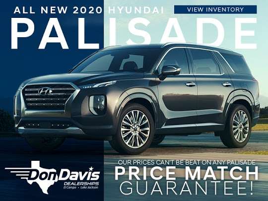 Don Davis Hyundai | 214 TX-332, Lake Jackson, TX 77566 | Phone: (979) 258-1508