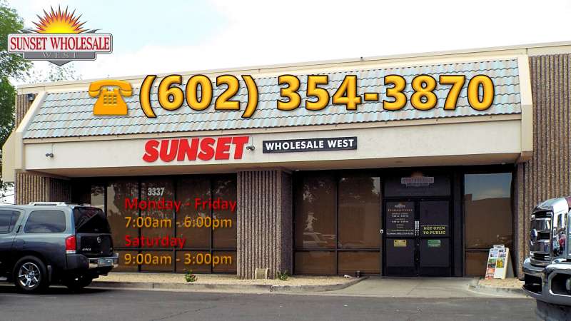 Sunset Wholesale West | 3337 N 35th Ave, Phoenix, AZ 85017, USA | Phone: (602) 354-3870