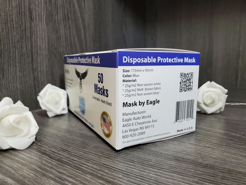 Disposable Masks by Eagle | 4450 E Cheyenne Ave, Las Vegas, NV 89115, USA | Phone: (702) 761-4747