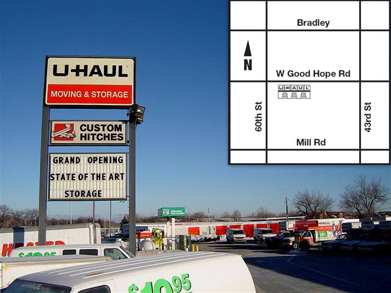 U-Haul Moving & Storage at Good Hope Rd | 5701 Good Hope Rd, Milwaukee, WI 53223 | Phone: (414) 353-5850