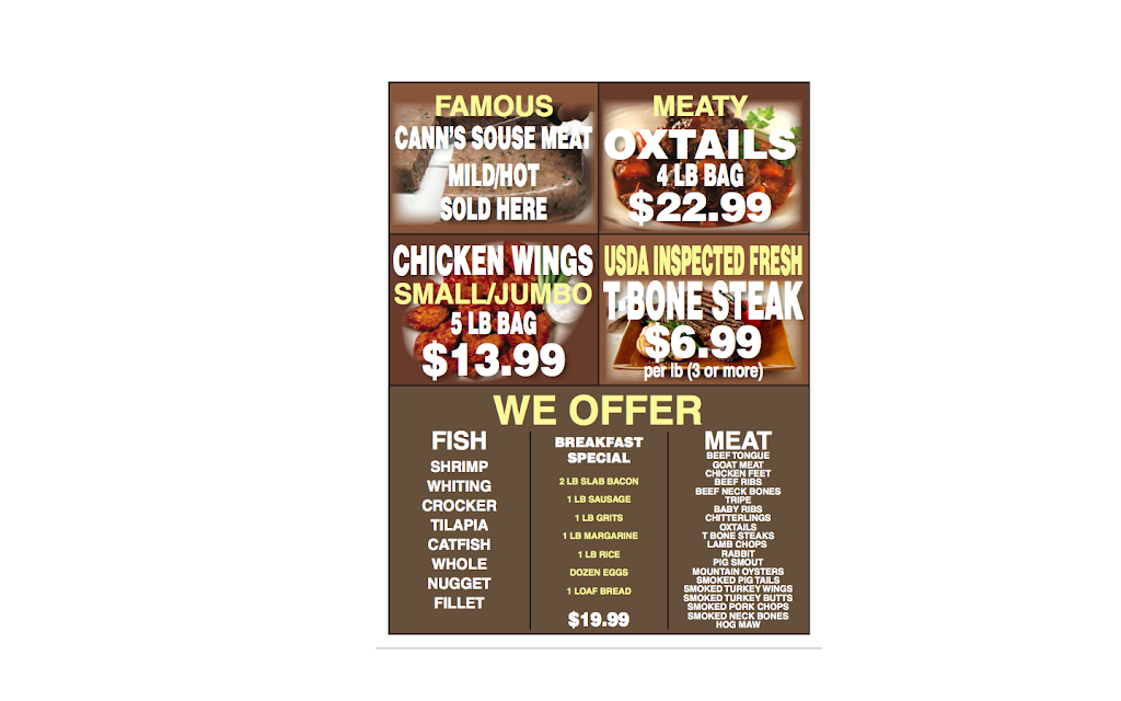 Angel Foods Meat Market | 2219 24th St N, Birmingham, AL 35234, USA | Phone: (205) 251-7054